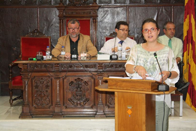 La concejal de Hacienda, Teresa García