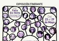 La exposición itinerante ‘Marea de frases violetas’ llega al casal de la falla Els Vents