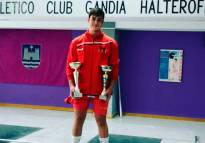 El joven haltera de Puerto de Sagunto, Sergio Munuera, se proclama campeón autonómico