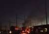La planta de ArcelorMittal Sagunto paralizada a consecuencia de un incendio en la subestación eléctrica