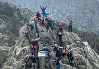  El descenso fue por el valle de la Barranca hasta llegar a la población de Navacerrada