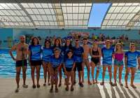 Inicio de las competiciones oficiales de natación en la piscina Internúcleos de Sagunto