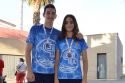 Los dos medallistas del Natación Morvedre en Xirivella