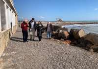 Rovira: «El proyecto ejecutado por el Ministerio en Almenara ya está provocando una importante regresión en nuestra costa»