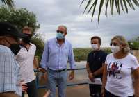 Los diputados de Ciudadanos en Les Corts han visitado la zona más afectada de Puerto de Sagunto
