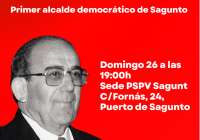 El PSPV-PSOE rendirá homenaje al primer alcalde democrático de la ciudad