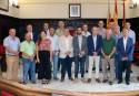 El Tribunal de las Aguas de Valencia, junto  al alcalde y otros miembros del nuevo Gobierno saguntino