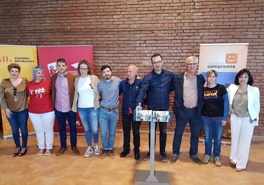 Integrantes de la candidatura de Junts per Faura para las próximas elecciones municipales