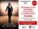 La biblioteca de Faura acoge la presentación de «El retorn de l’Hongarès» de Ana Moner