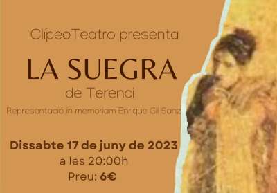 La obra ‘La Suegra’, de Terencio, clausurará el XXVI Festival de Teatro Grecolatino