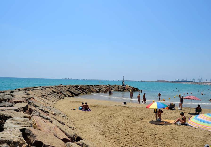 Imagen de archivo de la playa de Puerto de Sagunto