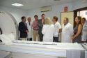 Imagen de la visita  de las autoridades al hospital comarcal