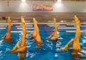 La piscina internúcleos volverá a acoger algunas competiciones de natación sincronizada