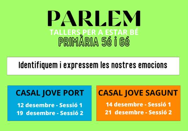 El proyecto Parlem Primària se abre al alumnado de 5º y 6º del municipio de Sagunto