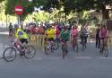Un grupo de ciclistas participó es este acto de clausura
