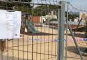 Uno de los parques infantiles de Gilet que han sido cerrados por parte de la Policía Local