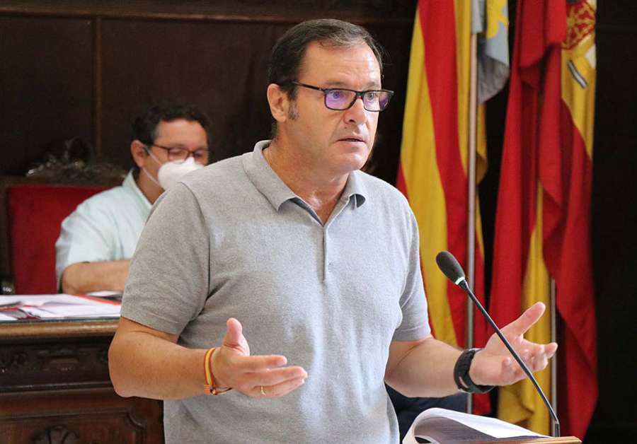 El portavoz del PP en Sagunto, Sergio Muniesa Franco