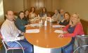 Los participantes en la reunión de la Mesa de Calidad del SICTED