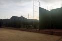 Imagen actual de las pista de frontón del polideportivo de Albalat dels Tarongers
