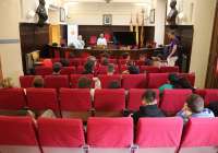 Los estudiantes han visitado las instalaciones del consistorio saguntino