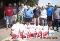 Los trabajadores de Bosal recogen 400 kilos de comida para los afectados por la hipoteca