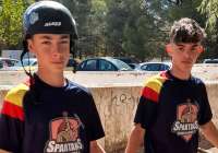 Buena actuación de los Spartans en el Campeonato de España de scooter freestyle