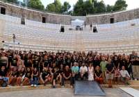 Las mejores compañías estudiantiles de cultura clásica se subieron al escenario del Teatro Romano de Sagunto