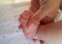 Picadura en el tobillo de un bebé de veinte días