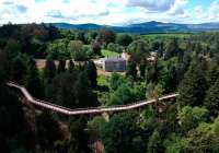 La gran novedad del Parque Forestal de Avondale es la pasarela de 700 metros que transita entre las copas de los árboles, a 35 metros de altura