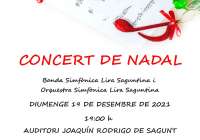 La Banda y Orquesta Sinfónica de la Lira Saguntina ofrecen su Concierto de Navidad