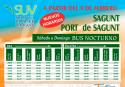 Nuevo horario del Bus de Nit con recorrido Sagunto- Puerto de Sagunto