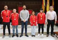 Recepción en el Ayuntamiento de Sagunto a los medallistas del Club Wushu Thieu Lam