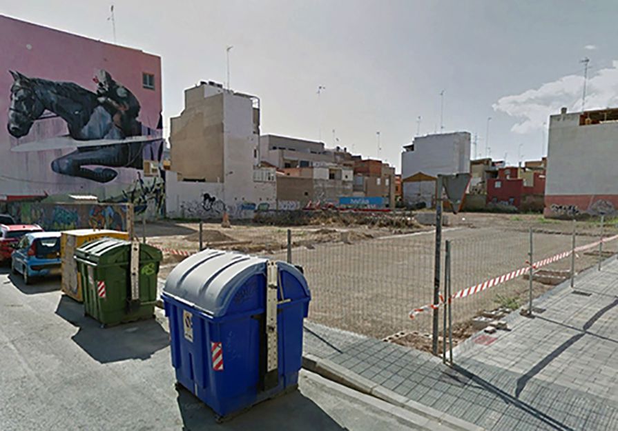 Imagen actual de esta plaza de Puerto de Sagunto
